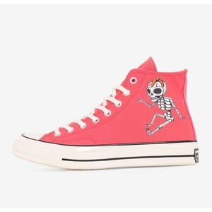 Converse Chuck 70 High Dia de los Muertos Pink Sneakers Men’s 8